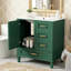 Ensemble de meuble-lavabo moderne 30 po avec lavabo, porte à fermeture douce et 3 tiroirs-112684908