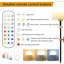 Madiah 1-Light Dimmable LED Wallchiere, RGB Coloured Wall Sconce (Included Bulb)