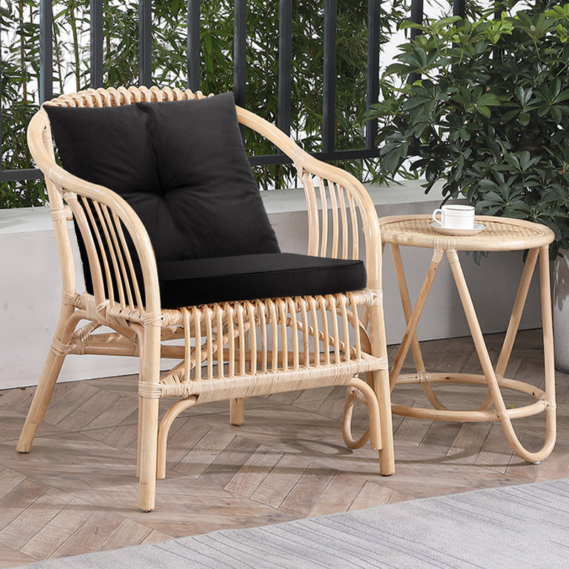 Outdoor Sofa Seat / Back Cushion, Black