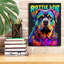 «Rottie Love» par Dean Russo, art mural sur toile-116319444