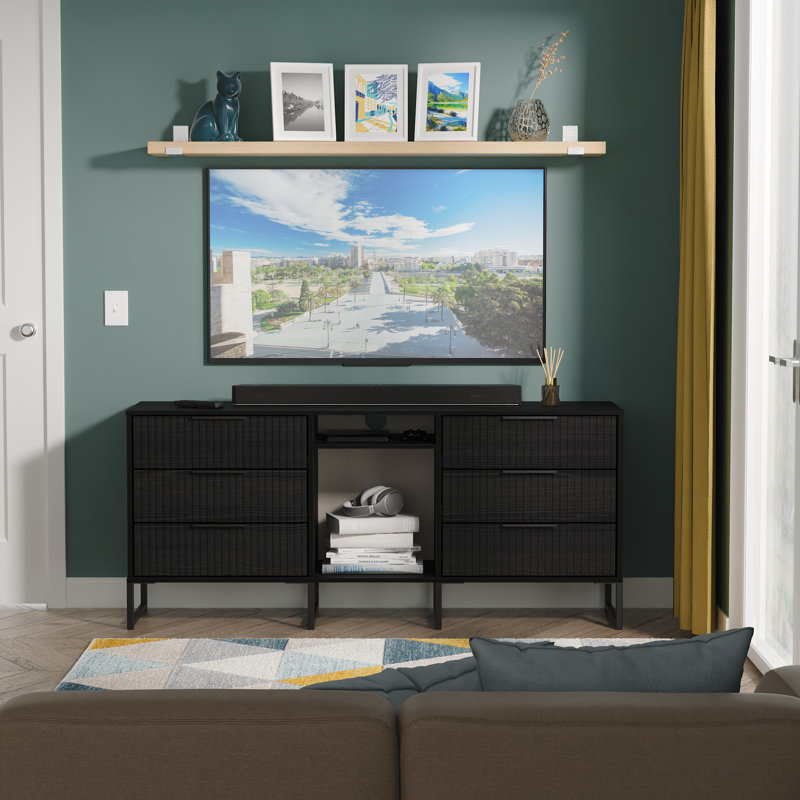 Bernat 152cm Sideboard, Black