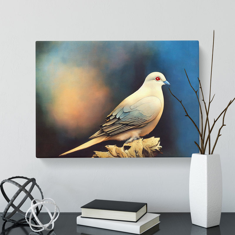 Spectacular Dove Bird - Wrapped Canvas Painting, 40cm H x 60cm W x 3cm D