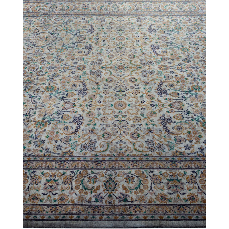 Fine Vibrance One-of-a-Kind 6'2" X 9'6" Hand Knotted Area Rug