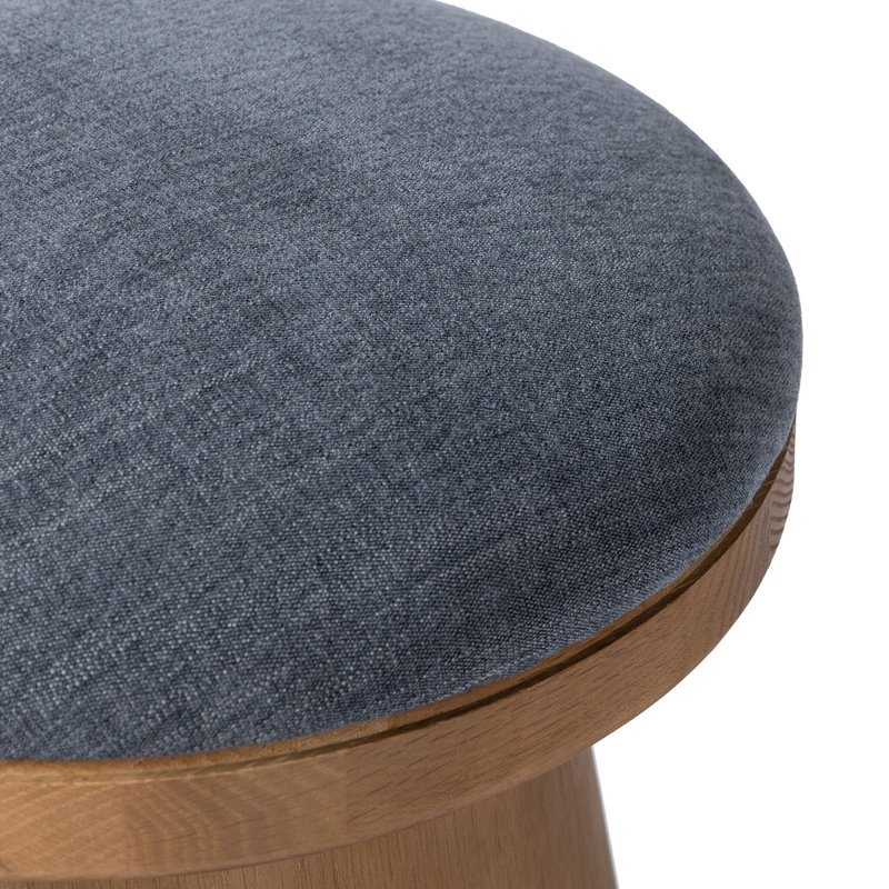 BEA Upholstered Accent Stool, Laughlin Denim