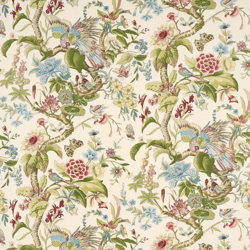 Cranley Garden Fabric, Blue