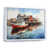White Floater Framed