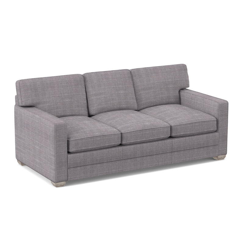 Canapé Hillcrest, Chenille nomade ardoise Crypton®, Gris tourterelle