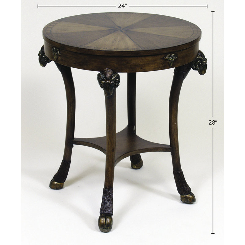 Wood End Table
