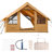 Inflatable Tent for Camping 8-12 Person Glamping Tent with Pump Easy Set up