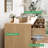Fluted 12-Drawer Dresser for Bedroom,57"Wide Chest of Drawers With  Metal Handle，Sturdy table legs，Large Storage Dresser for Living Room-50951648