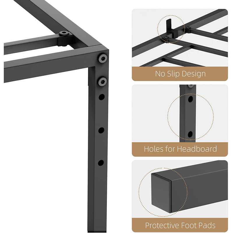 Idealhouse Simple Basic Iron Bed Frame, Full