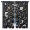 Rideaux de fenêtre astrologique à symboles Mythologique Steampunk - 2 panneaux