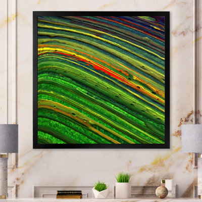 «Green Liquide Art Grove II», reproduction d'art moderne et contemporaine sur toile