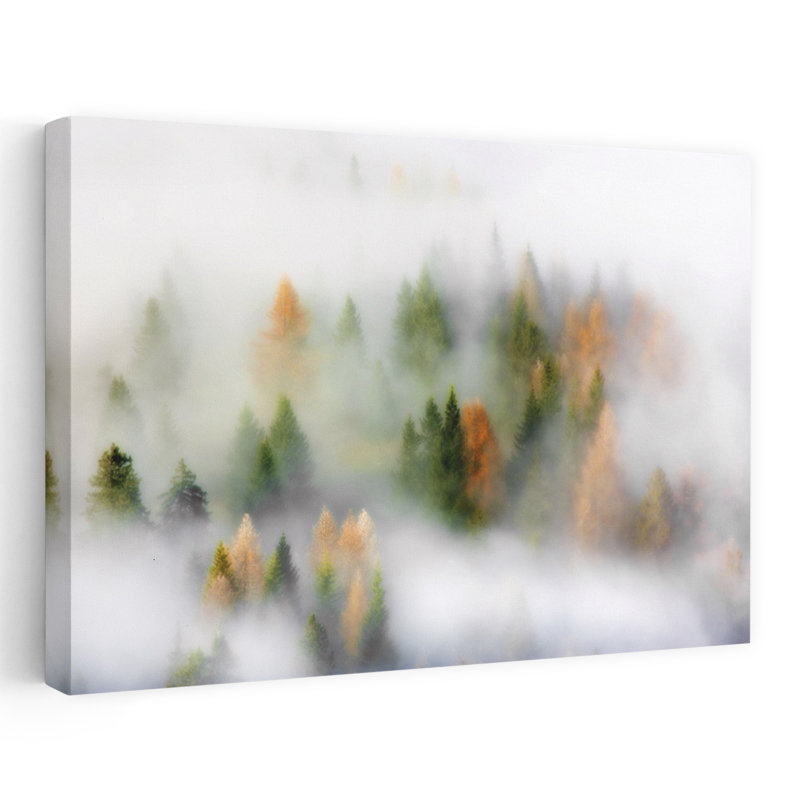Art contemporain, art abstrait d'automne contemporain, H 16 po x l 24 po