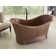 Euclid 6' Copper Freestanding Bathtub with No Overflow