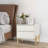 19.68" 2 Drawer Nightstand