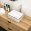 Lavabo vasque en céramique 16 x 12 pouces en blanc-1128802623