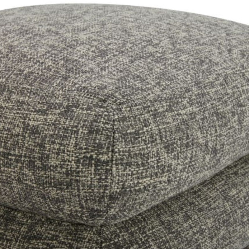 Fauteuil d'appoint rembourré Donia, Tweed pierre