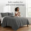 Ensemble de courtepointe réversible surdimensionnée et légère avec taies décoratives Southshore Fine Linens-40290536-40261343