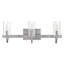Luminaire de salle de bain 3 lumières avec abat-jour cylindrique transparent Ryden-929811231