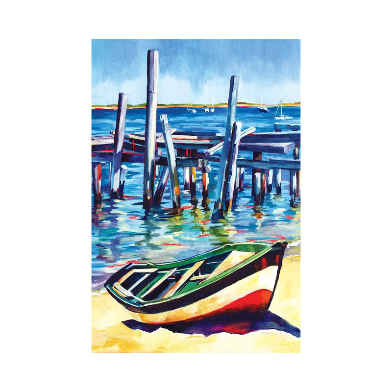 Cape Cod Bay by Maxine Shore - Wrapped Canvas Print, 20.32 cm H x 30.48 cm W