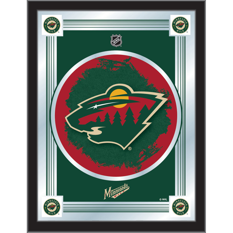 « logo mirror », impression encadrée NHL, Minnesota Wild