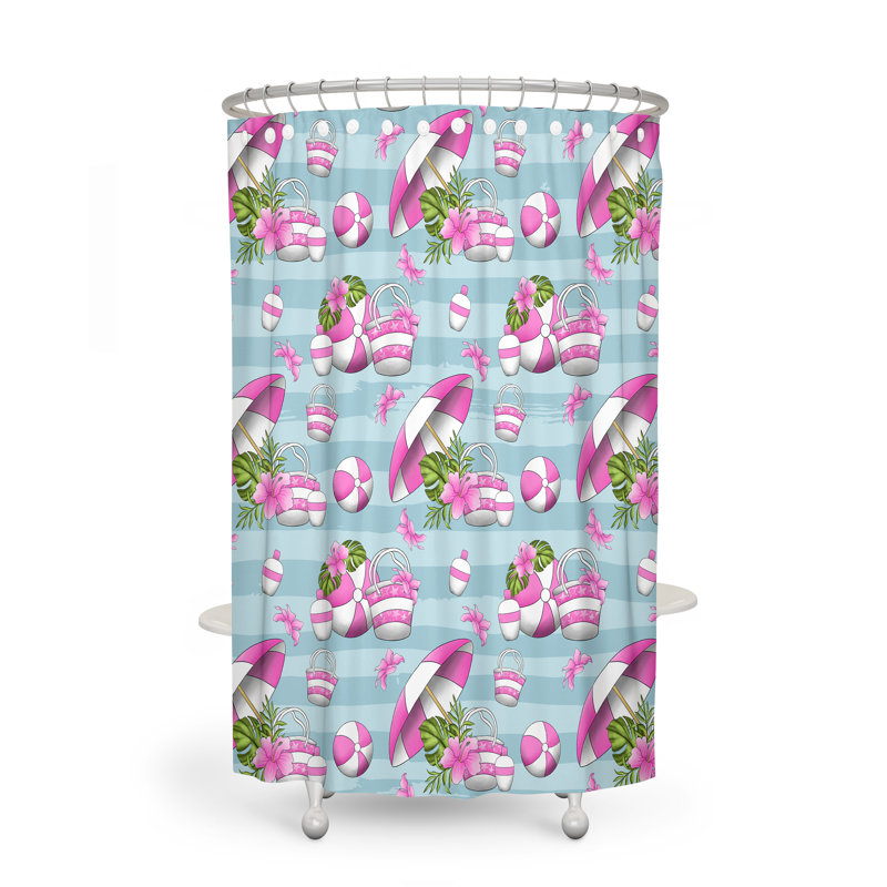 Rideau de douche simple, 83 po x 70 po