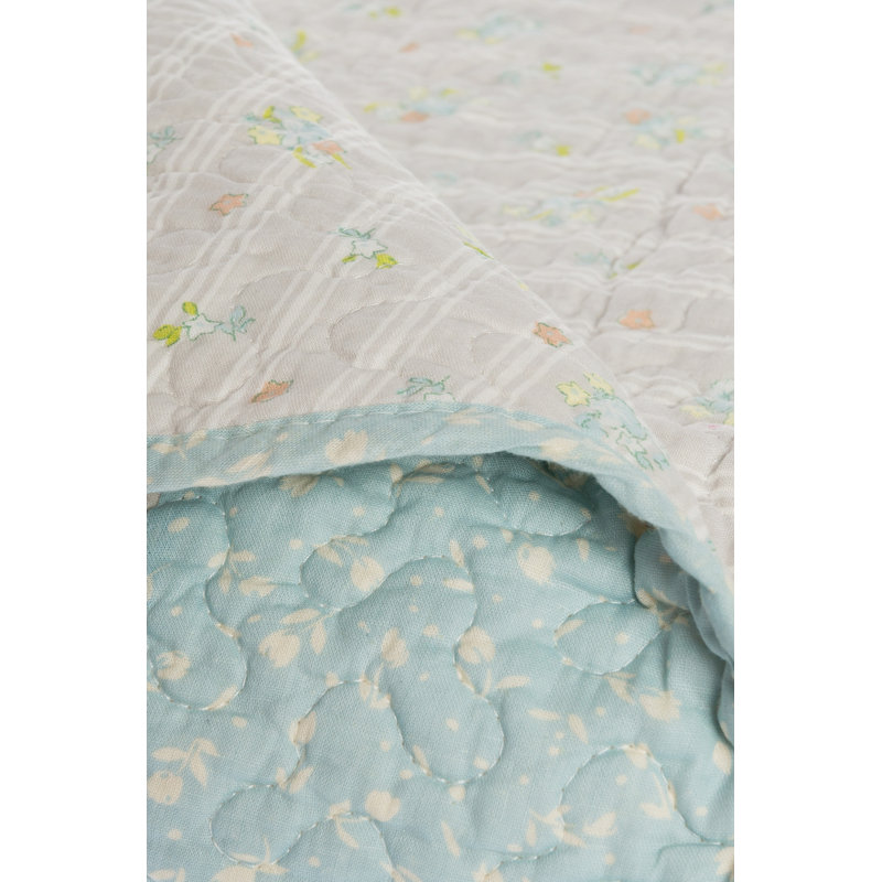 Derouen Patchwork Bedspread, 155 x 180cm Bedspread