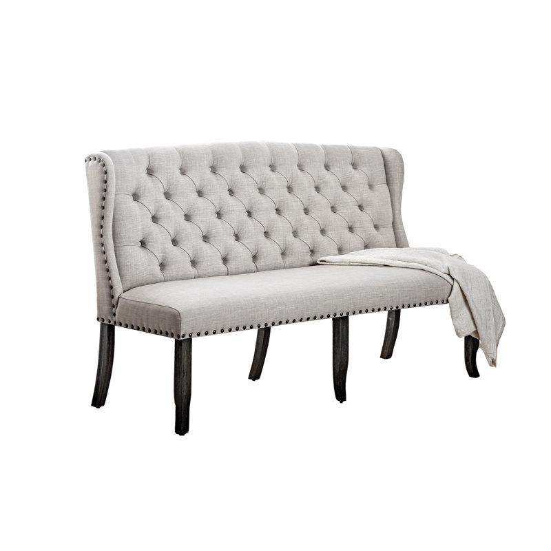 Kirorimal Polyester Blend Upholstered Bench