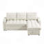 Canapé inclinable de 78,75 po, canapé-lit escamotable avec ports de chargement USB et Tape-C, canapé modulaire en forme de L avec rangement inclinable et rangement avec accoudoirs, canapé de salon confortable-1512392938