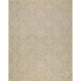 Rhodes Hand-Tufted Cut/Loop Pile Textured Medallions Wool Rug