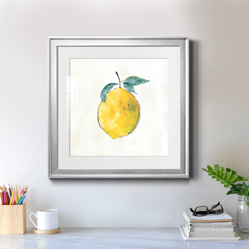 " Shadow Leaves I " Painting Print, 16" H x 16" W x 1" D, Silver