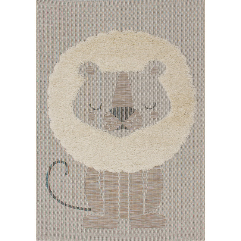 Tapis beige Hurtt, Rectangle 7 pi 10 po x 10 pi 10 po