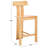 Cayde Wood Counter Stool-282232607