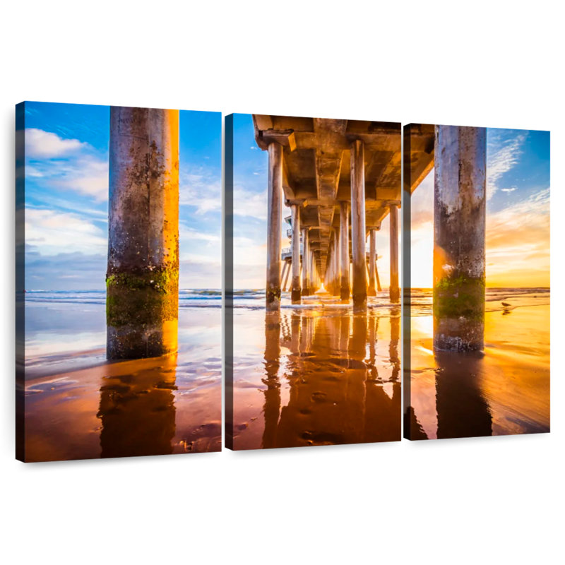 Aletra Under Huntington Dock, 32" H x 50" W