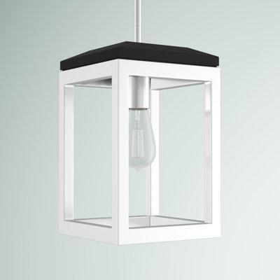 Luminaire suspendu rectangulaire à 1 lumière Adel