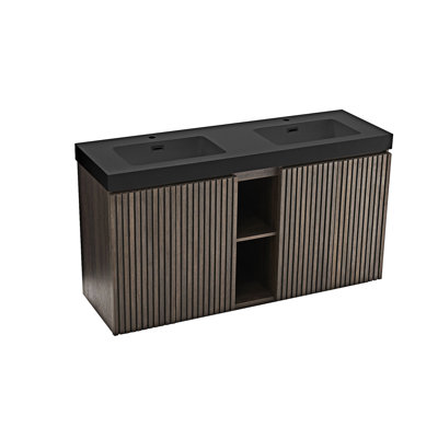 Meuble-lavabo autoportant avec lavabo