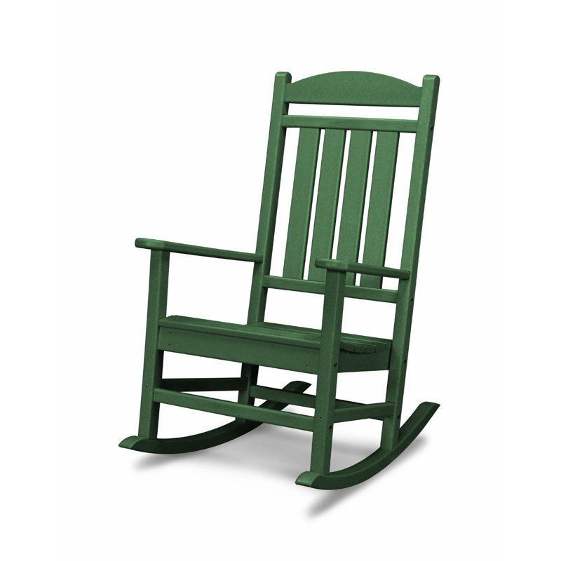 Chaise berçante POLYWOOD, Vert