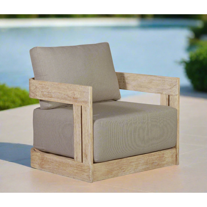 Chaise d'extérieur en teck Paradiso