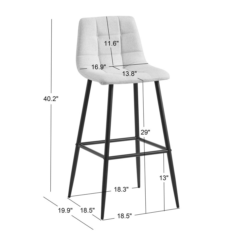 Ensemble de 2 tabourets de bar BJORN