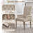 Tufted Upholstered Dining Armchair with Chrome Legs-1678760551