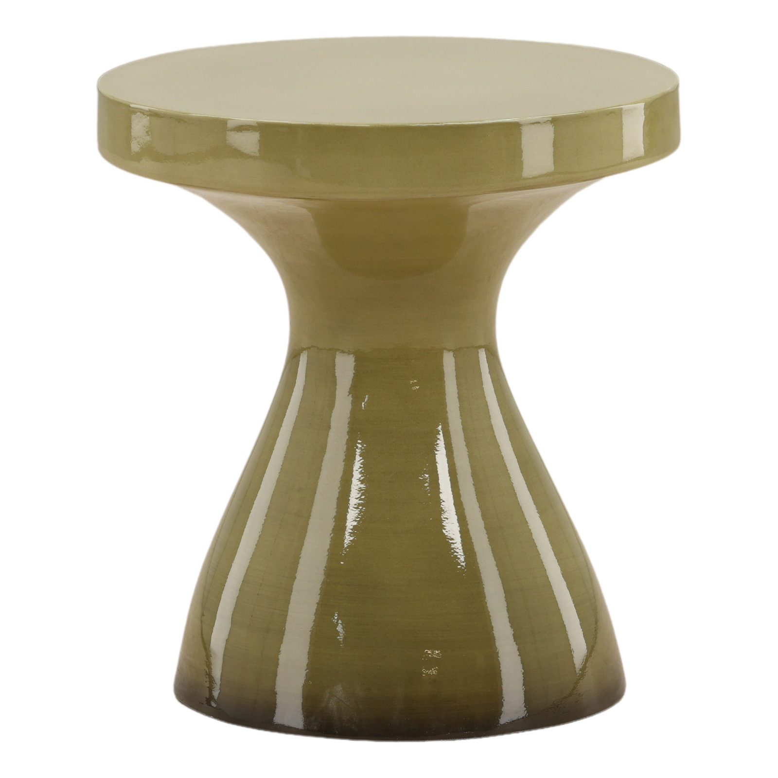 Fernan End Table, Green Ombre