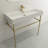 BOCCHI Milano 18.3'' Fireclay Rectangular Bathroom Sink with Overflow-90558848-90558849