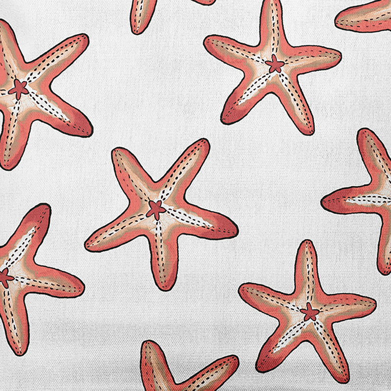 Geometric Outdoor Reversible Throw Pillow, Orange/White