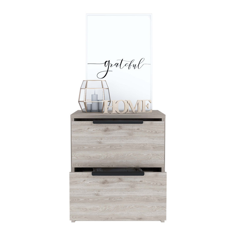Eter 16.1'' W Nightstand, Gray