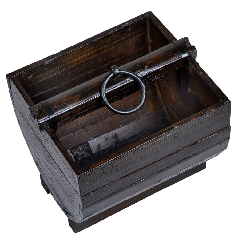 Bloomsbury Market Solid Wood Decorative Bin