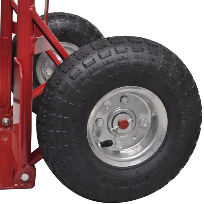 119 cm H x 45.5 cm W x 59 cm D 200kg Hand Truck Trolley