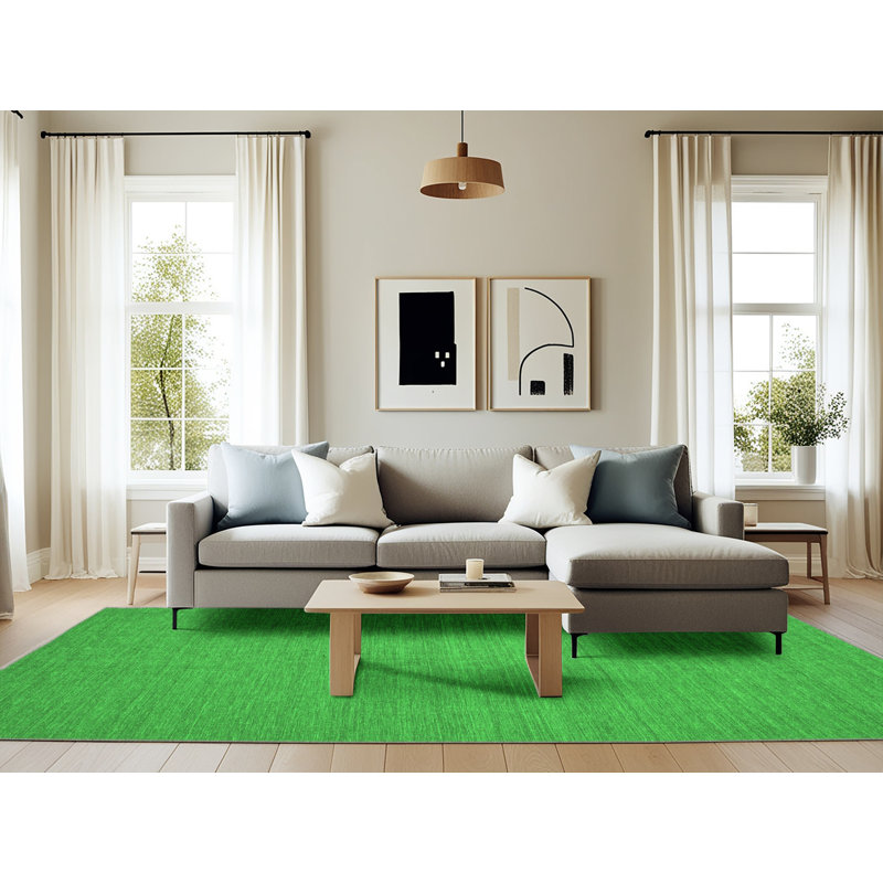 Washable Indoor Rug, Rectangle 6' x 9'