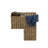 Bertram Handwoven Wicker Stair Basket with Handles-98543257