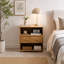 Table de chevet en rotin de style Mid-Century-1930582362